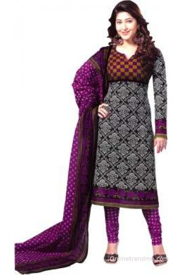 Reya Cotton Printed Dress/Top Material(Un-stitched)